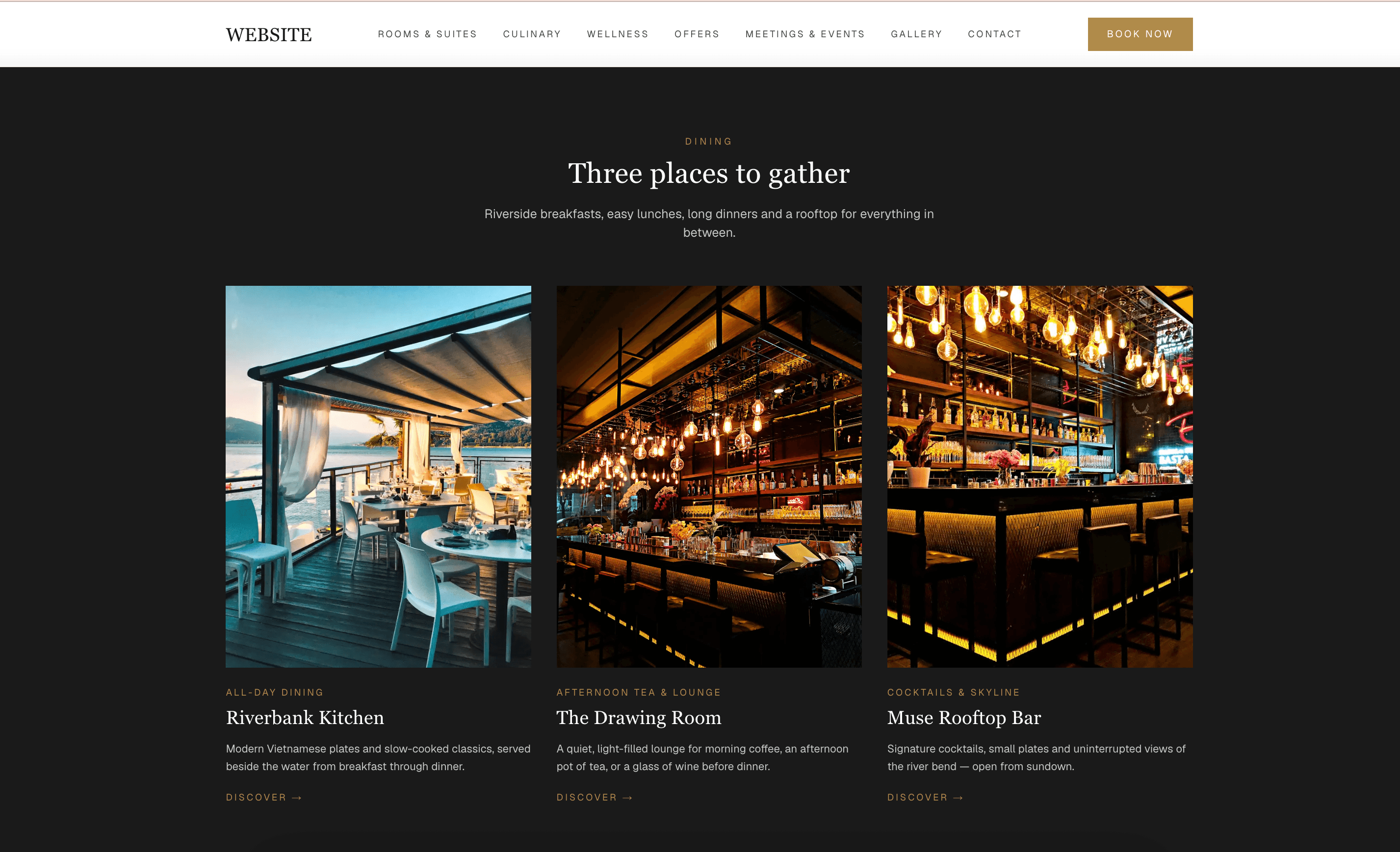Hotel template preview